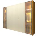 Ver imagem 5 de Guarda Roupa Casal Reflecta Led Innova Naturale Off White - Gelius