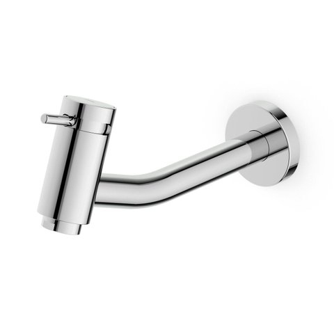Torneira para Lavatório de Parede Basic Celite Cinza/Cromado