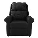 Ver imagem 2 de Poltrona Reclinável MH-1216 Estofada sem Massageador Preta B