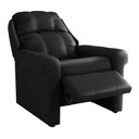 Ver imagem 3 de Poltrona Reclinável MH-1216 Estofada sem Massageador Preta B
