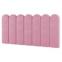 Ver imagem 1 de Painel Cabeceira Cama Box Solteiro Lana 90cm Suede Rosa - Desk Design