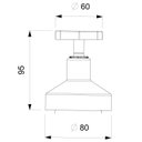 Ver imagem 2 de Acabamento de Registro Base Reforma 1.1/4, 1.1/2 Up Celite