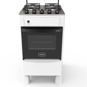 Fogão Iris Plus 4 Bocas Branco - Realce Íris Plus