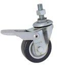 Ver imagem 3 de Rodízio Giratório Pino com Freio até 40kg 210 Bpfpi 4 Unidades Schioppa