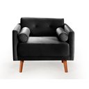 Ver imagem 2 de Poltrona Moderna Decoração Sala, Varanda, Recepção Luma