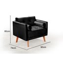 Ver imagem 3 de Poltrona Moderna Decoração Sala, Varanda, Recepção Luma