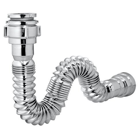 Sifão Sanfonado Universal Cromado Astra