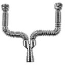 Ver imagem 1 de Sifão Sanfonado Universal Prata Duplo Astra