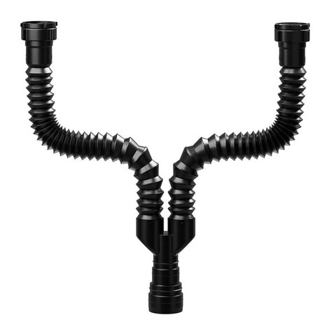 Sifão Sanfonado Universal Duplo Astra