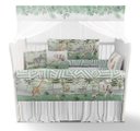 Ver imagem 3 de Kit Berço Enxoval de Bebê Safari Folhas Verdes Menino - Kt582