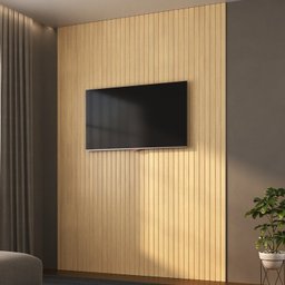 Painel Ripado de Poliestireno 6 Barras de  2,85m x 12,2cm venda em (1,96m²) Ruffino - 1