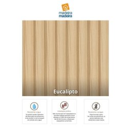 Painel Ripado de Poliestireno 6 Barras de  2,85m x 12,2cm venda em (1,96m²) Ruffino - 8