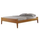 Ver imagem 3 de Conjunto Quarto de Casal Cama Queen Madeira Maciça e 2 Mesas de Cabeceira 3 Gavetas Unique