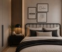 Ver imagem 1 de Kit 3 Quadros Decorativos Minimalistas Frase Mulher Floral Preto e Branco com Vidro e Moldura Preta