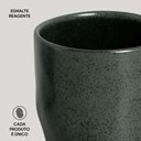 Ver imagem 2 de Jogo 10 Canecas Verde Arauco Porto Brasil 273ml Xícara de Chá Cerâmica Servir Bistrô