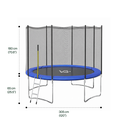 Ver imagem 3 de Cama Elástica Trampolim Circular Premium 305cm Vg Plus