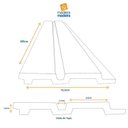 Ver imagem 4 de Painel Ripado em Placa 2,85x12,2 (2,94m²) Poliestireno