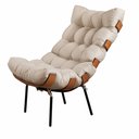 Ver imagem 6 de Poltrona em Linho Costela sem puff Linho