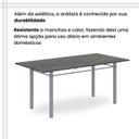 Ver mais imagens de Conjunto de Mesa Retangular 180x75cm Tampo Ardósia Indiana 8 Cadeiras Lavínea Branco/Botanic Bege/Mart Pérola