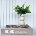 Ver imagem 4 de Decoração sala livro caixa + vaso escultura bola + colar