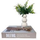 Ver imagem 1 de Decoração sala livro caixa + vaso escultura bola + colar