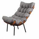 Ver imagem 6 de Poltrona em Linho Costela Sala de Estar