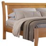 Conjunto Quarto de Casal Cama Madeira Maciça 140cm e Cômoda 5 Gavetas com Sapateira Unique - 9