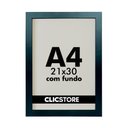 Ver imagem 1 de Kit 03 Moldura A4 21x30cm com Fundo Quarto Sala Certificado Alvara Quadro Decorativo Cor:preto