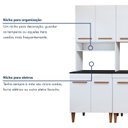 Ver imagem 4 de Cozinha Completa Modulada 12 Portas 3 Gavetas Ibiza