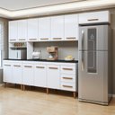 Ver imagem 1 de Cozinha Completa Modulada 12 Portas 3 Gavetas Ibiza