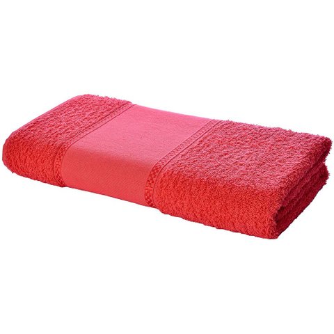 Toalha de Banho Artesanato Arteira Pintar Bordar Ponto Russo Perfeito Estilo Vermelho