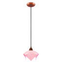 Ver imagem 1 de Pendente Moderno Quarto Infantil Papoula Fantasminha Rosa