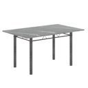Ver imagem 4 de Conjunto de Mesa Retangular 140x75cm Tampo Granito Topázio 6 Cadeiras Lavínea