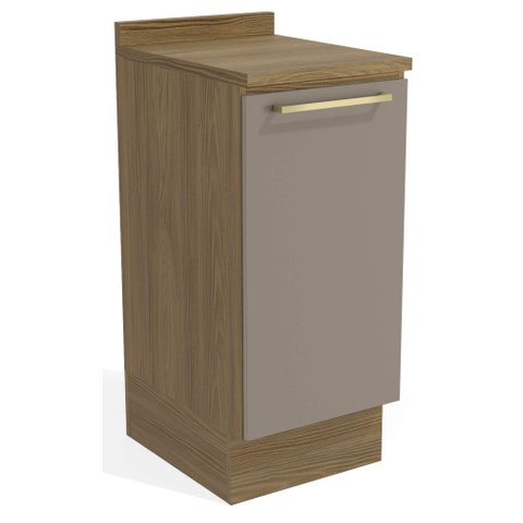 Armário de Cozinha Balcão 1 Porta 40cm com Tampo M621 Botanic Kappesberg