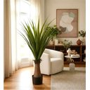 Ver imagem 1 de Planta Artificial Dracena Realista Toque Real Arvore 140cm