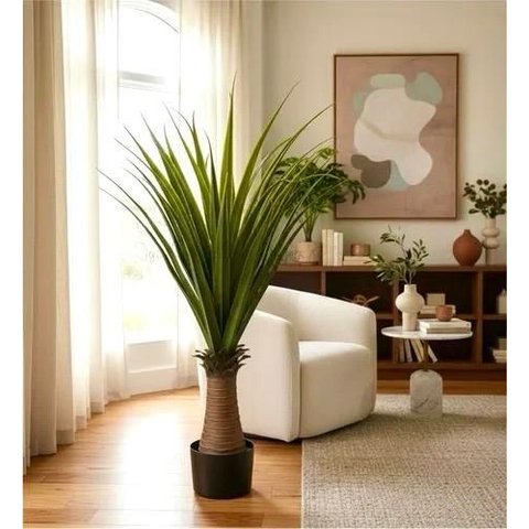 Planta Artificial Dracena Realista Toque Real Arvore 140cm