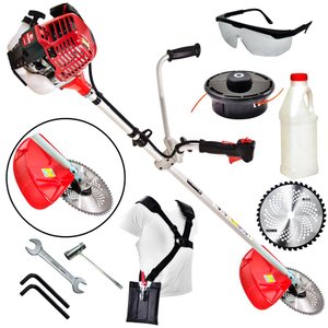 Roçadeira Profissional Kawashima KW330L4 34cc Motor 4T de Alta Potência e de Grande Produtividade