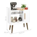 Ver imagem 3 de Bancada Aparador Café com Porta Lincon Branco