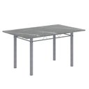 Ver imagem 4 de Conjunto de Mesa Retangular 140x75cm Tampo Granito Topázio 6 Cadeiras Lavínea