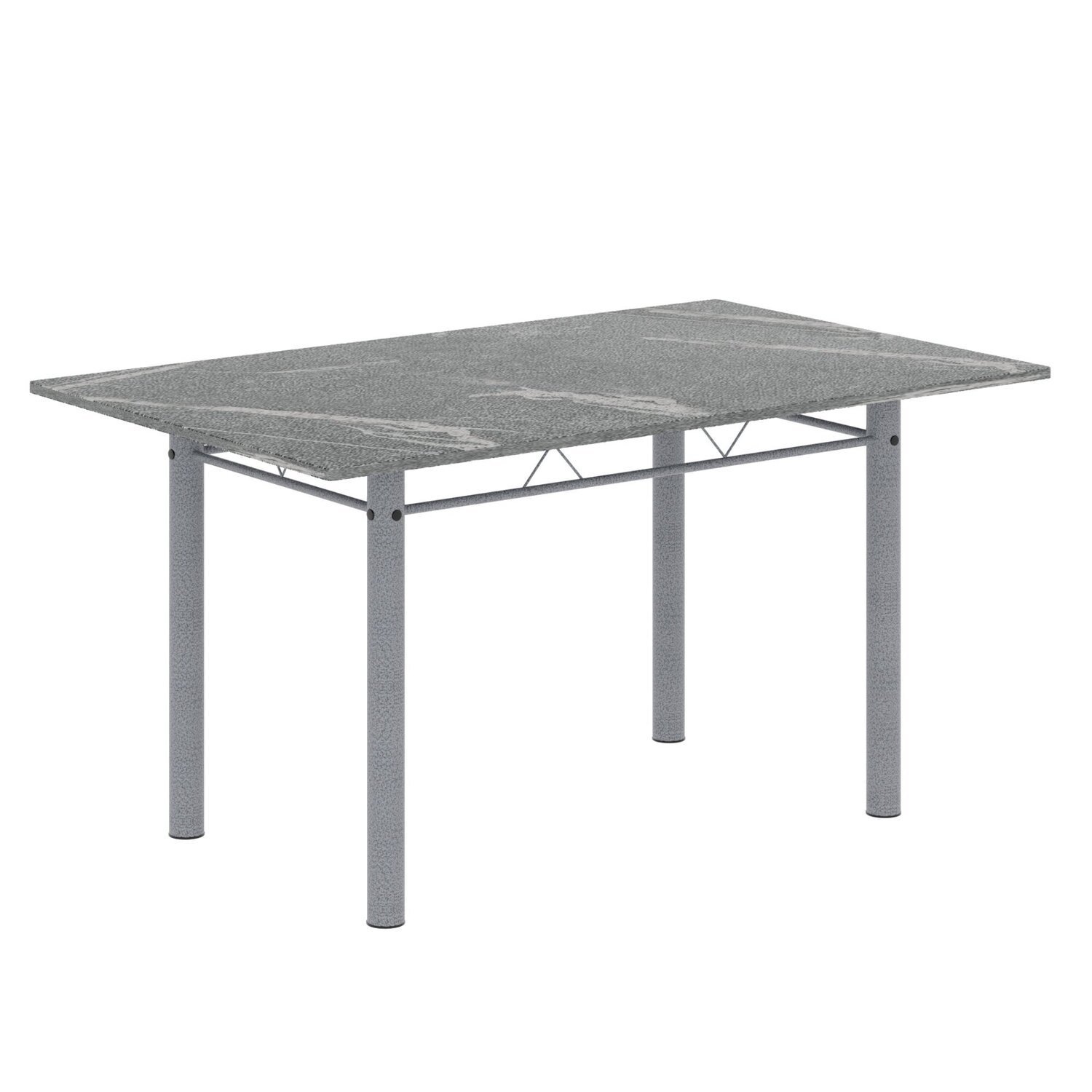 Conjunto de Mesa Retangular 140x75cm Tampo Granito Topázio 6 Cadeiras Lavínea - 4