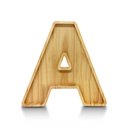 Ver imagem 1 de Petisqueira Letra a Tabua com Rebaixo Madeira Pinus Cesta Presente Decoração Mesa Posta - Woodspot