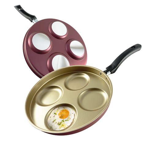 Frigideira para 4 Ovos/hamburgueres Antiaderente