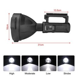 Lanterna holofote Super P70 recarregável Usb - 6