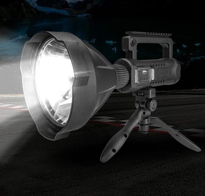 Lanterna holofote Super P70 recarregável Usb - 5