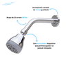 Ducha Chuveiro Simples Pop Morderno Aquecedor Solar e Gas - 2