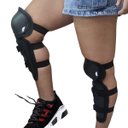 Ver imagem 6 de Caneleira Cotoveleira Articulavel Moto Bike Motoqueiro Motocross Trilha Esporte Radical Eq