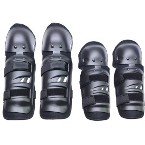 Caneleira Cotoveleira Articulavel Moto Bike Motoqueiro Motocross Trilha Esporte Radical Eq