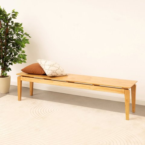 Banco 4 Lugares 185cm Madeira Maciça Seiva CabeCasa MadeiraOriginals