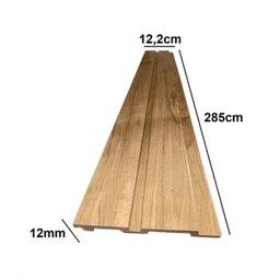 Painel Ripado de Poliestireno 6 Barras de  2,85m x 12,2cm venda em (1,96m²) Ruffino - 4