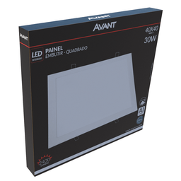 Luminária Embutir Led Quad 30w 6500k Luz Branca Avant Unico - 2